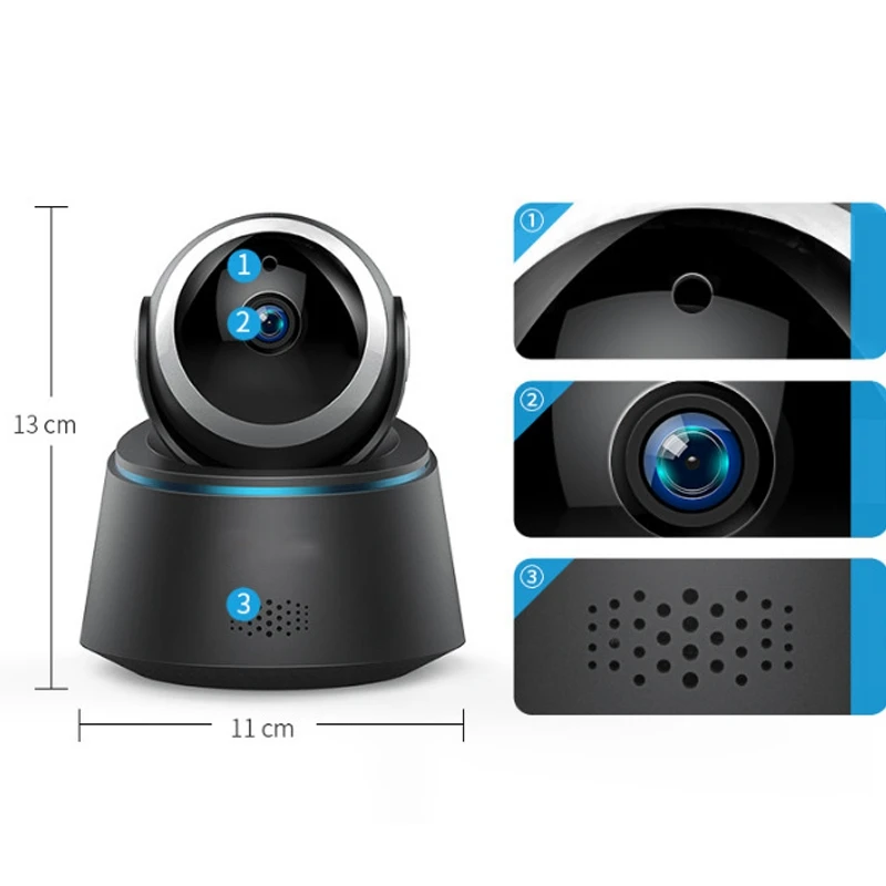 Внутренняя камера 1080P HD Wi Fi сетевой монитор фото удаленный мониторинг движения с