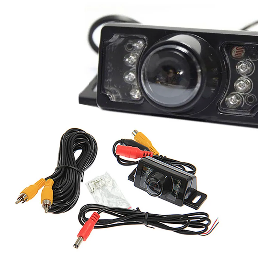 

Rear Camera Waterproof 170 Degree Wide Viewing Angle 8 LED Lamp Car Rear View Camera Night Vision Car Reverse Camera
