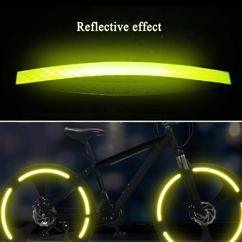 

Safety Reflective Strip Sticker Car-Styling Self Adhesive Warning Tape Automobile Motorcycle Film Baby Car Decal