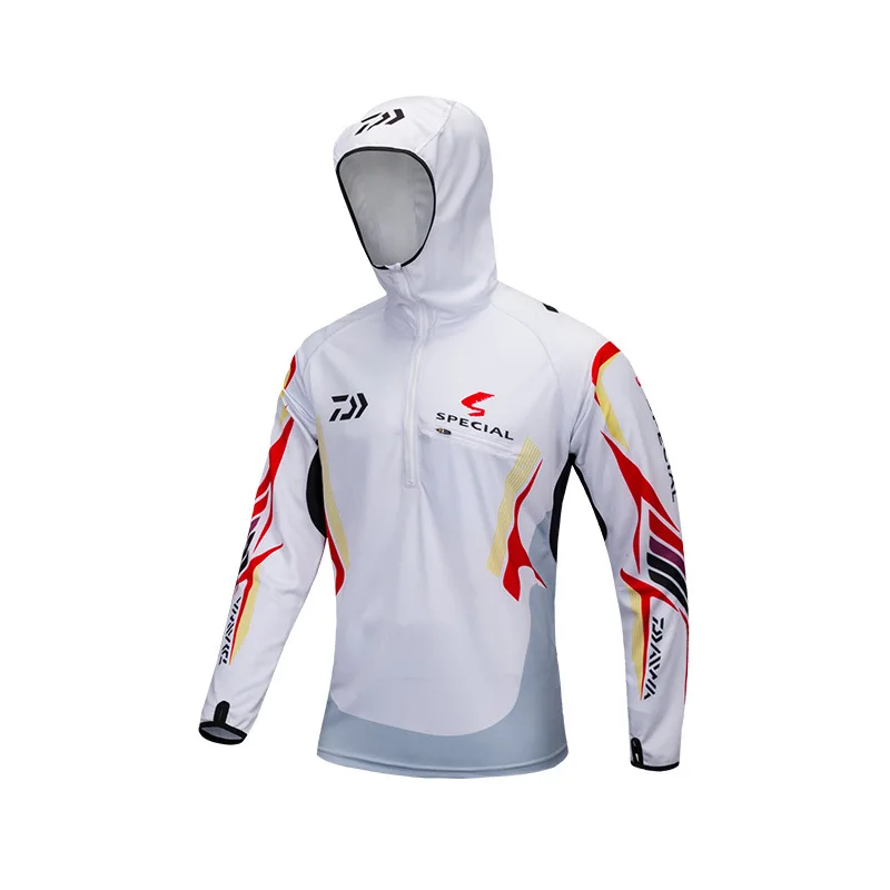 

DAIWA 2021 New Brand Fishing Clothing Men Professional Fishing Shirts Long Sleeve Breathable Quick Dry Shirt 2 Colors 5 Size