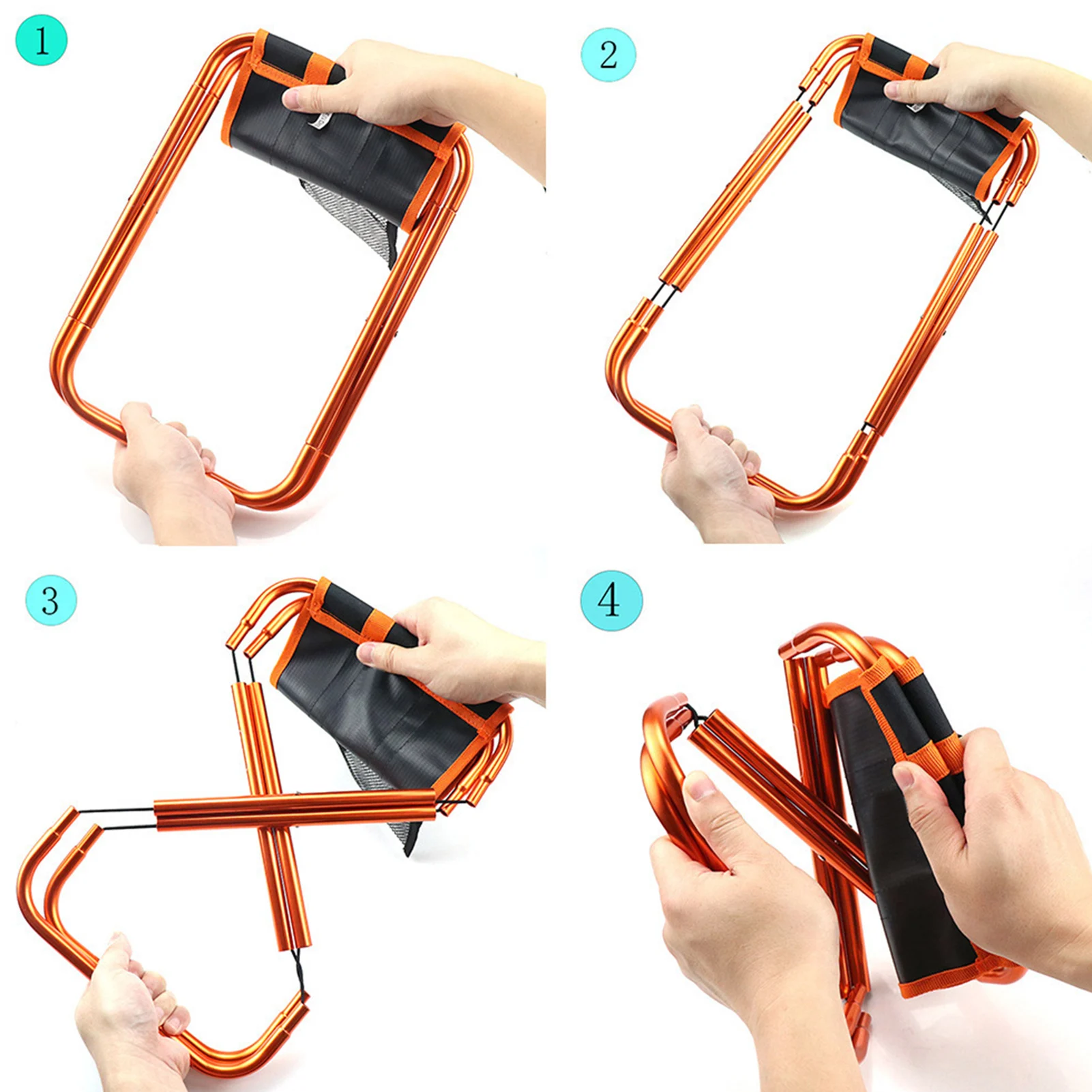 Сверхпрочный складной стул для отдыха на открытом воздухе новый стиль тяжелый