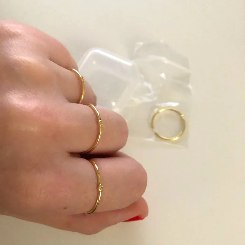 Женское Открытое кольцо ElfoPlataSi розовое золото из чистого серебра 925 пробы