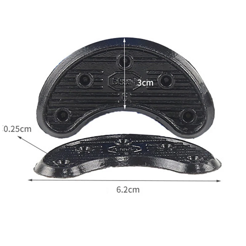 

1Pair Anti-Wear Heel Liner Non Slip Rubber Shoes Heels Guard Stickers Shoe/Foot Care Black Shoes Heel Sole Sticker