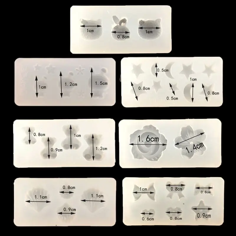 Горячая 3D цветок силиконовые формы для нейл арта декоративный шаблон Expory смола