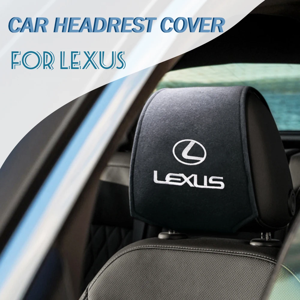 

2pcs Car Seat Headrest Pillow Case Cushion Neck Pillow Case Car Stlying for Lexus ES300 RX330 RX300 GS300 IS250 IS200 CT200h GX4