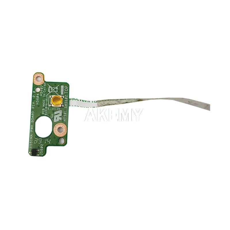 

New!!! 1- 10 pcs With Cable For Asus X551 X551M X551MA X551MAV X551C X551CA F551 F551M SWITCH BOARD Power Button Board