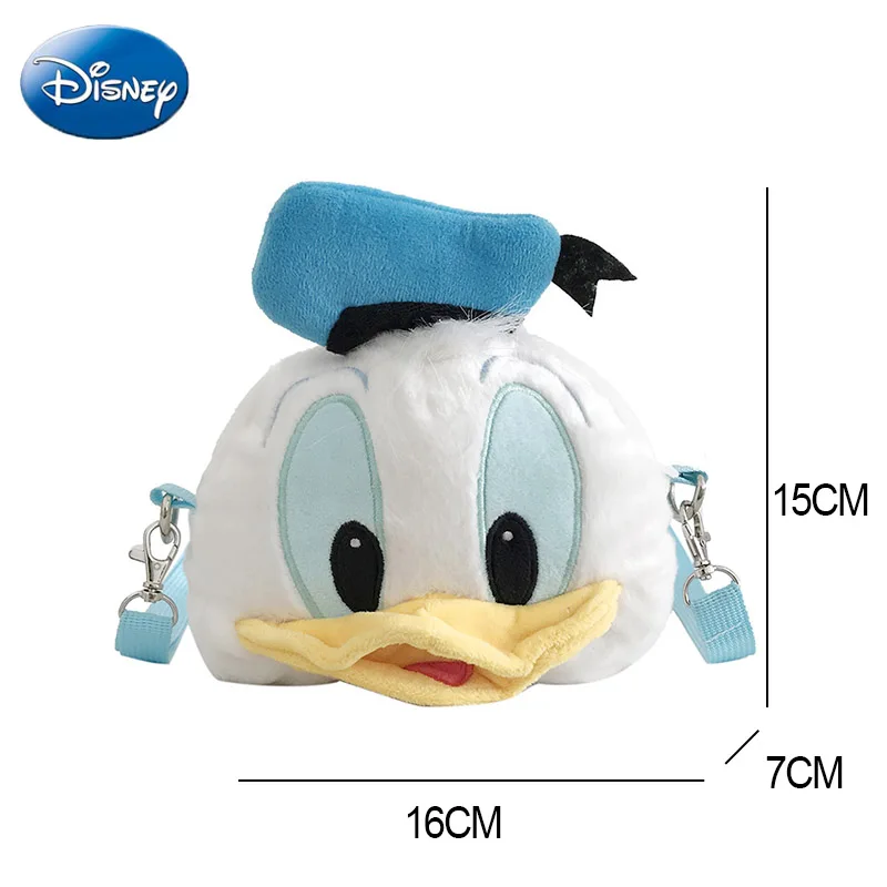 Плюшевая сумка в форме сердца для девочек Disney Женская мультяшная плюшевая
