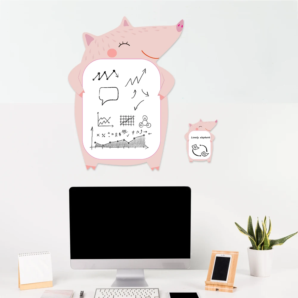 Доска для рисования Pinky Pig с ручкой креативная развивающая игрушка раннего