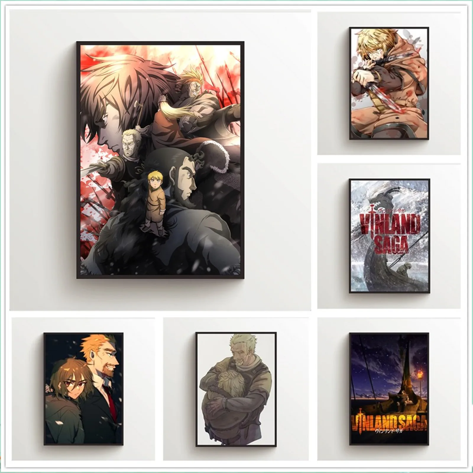 

Vinland Saga Polypropylene Poster Picture Bar Shop Door Wall Decor