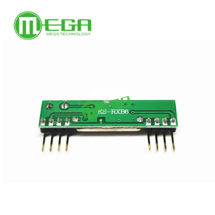 10 шт. Супергетеродинный модуль беспроводного приемника RXB6 433 МГц ARM/AVR |
