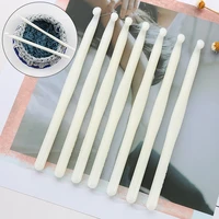 34567891012mm pure white plastic handle crochet hook knitting needles thick head tools diy crafts accessories