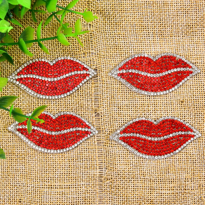 20 шт. аппликация для сексуальных губ кристалл горячий бриллиант узор Стразы