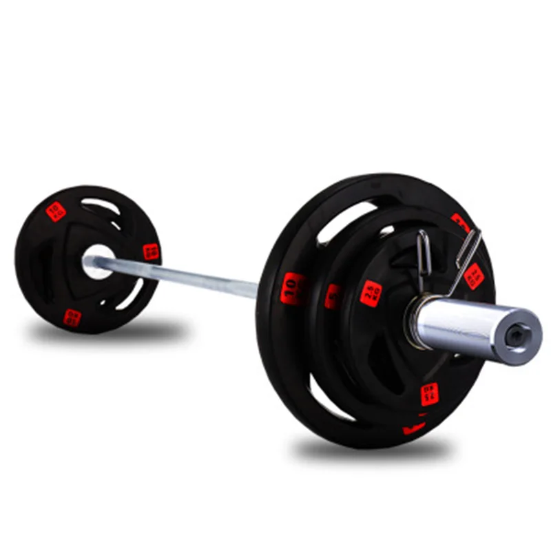 

gym home barbell set Austrian bar hand grasp big hole bag film baking varnish sheet gym equipment weightlifting dumbbell sheet