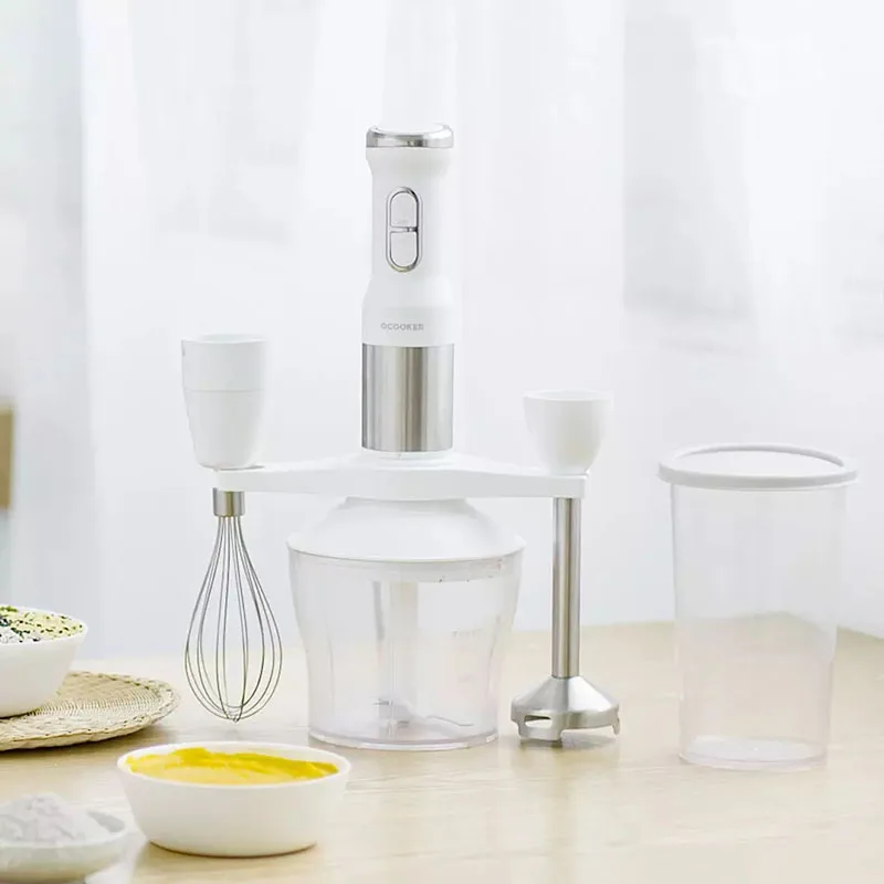 

Youpin 4 in 1 Hand Blender Electric Kitchen Portable Food Processor Mixer Juicer Quick Cooking Meat Grinder With AU EU Adapter
