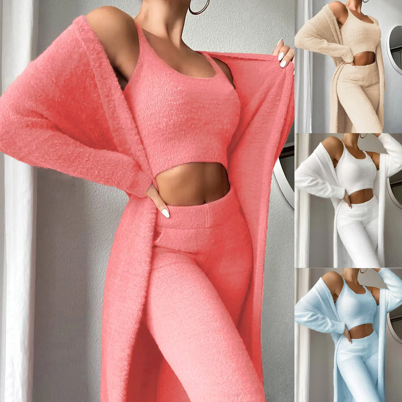 Бесшовные женские комплекты для йоги спортивные костюмы спортзала зимняя