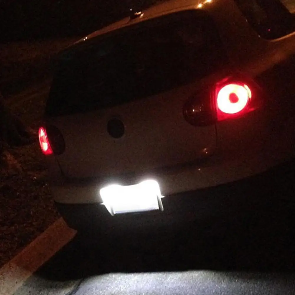 2 шт. DC12V Светодиодный светильник для номерного знака автомобиля 6 Вт 24