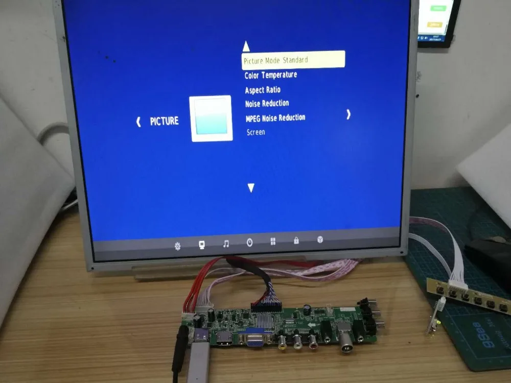 DVB-T2/DVB-T/DVB-C ЖК цифровой телевизор драйвер плата контроллера комплект 23,8 дюймов LM238WF2 SSA1 1280*800 3663 ЖК-плата контроллера DIY комплект