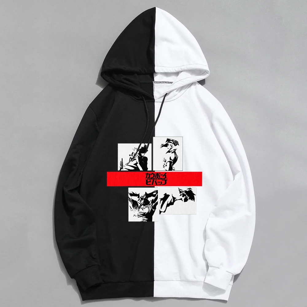 

Cool Men Spiegel Spike Cowboy Bebop Printed Hooded Men Women Funny Japan Cartoon Sweatshirt Winter Casual Hoodies Oversized Tops