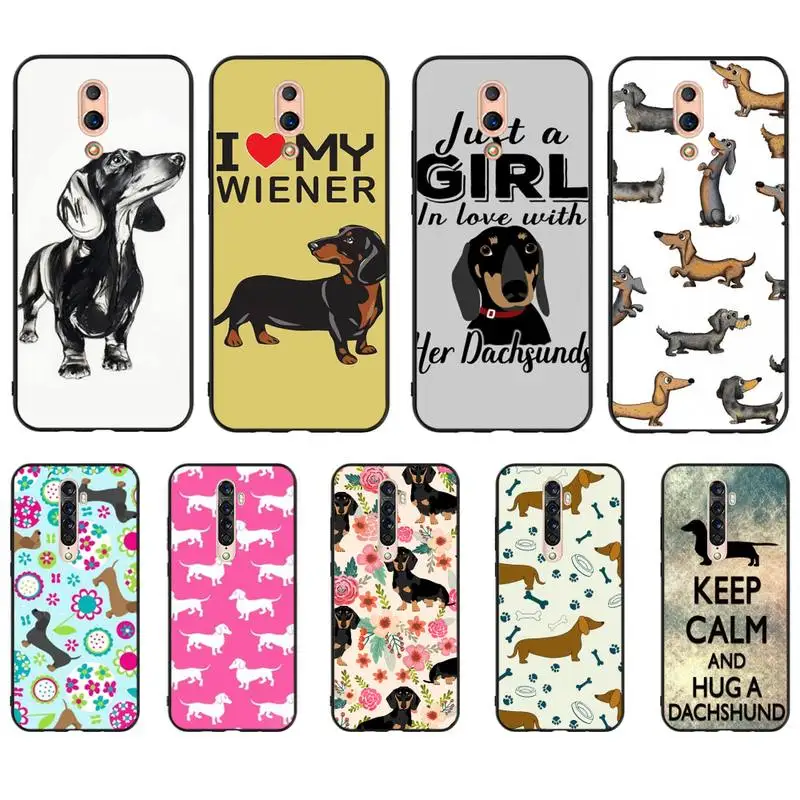 FHNBLJ Животные собаки таксы покупателей чехол для телефона OPPO A5 A9 A5S A1K A37 F7 F5 F9 RealmeX C2