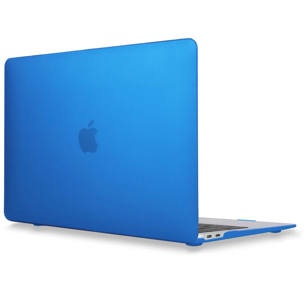 Dark blue Русский склад матовый и кристально чистый жесткий чехол для Macbook Air 13 A1466 Pro 13 15 Air 11 Защитная пленка для клавиатуры - Цвет: Dark blue