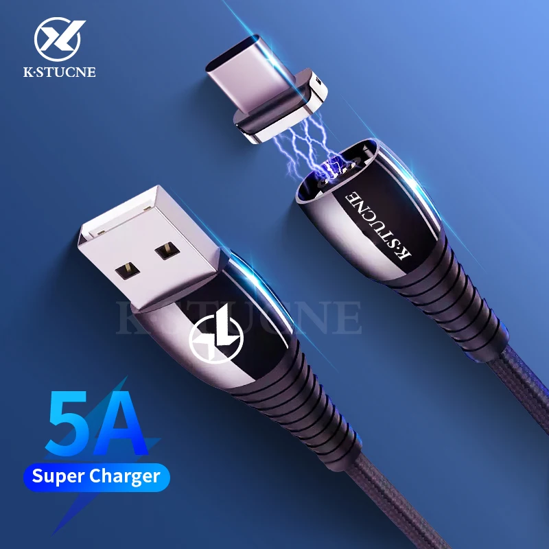 5А Type c кабель Магнитный Micro Usb зарядный телефон зарядное устройство Быстрая