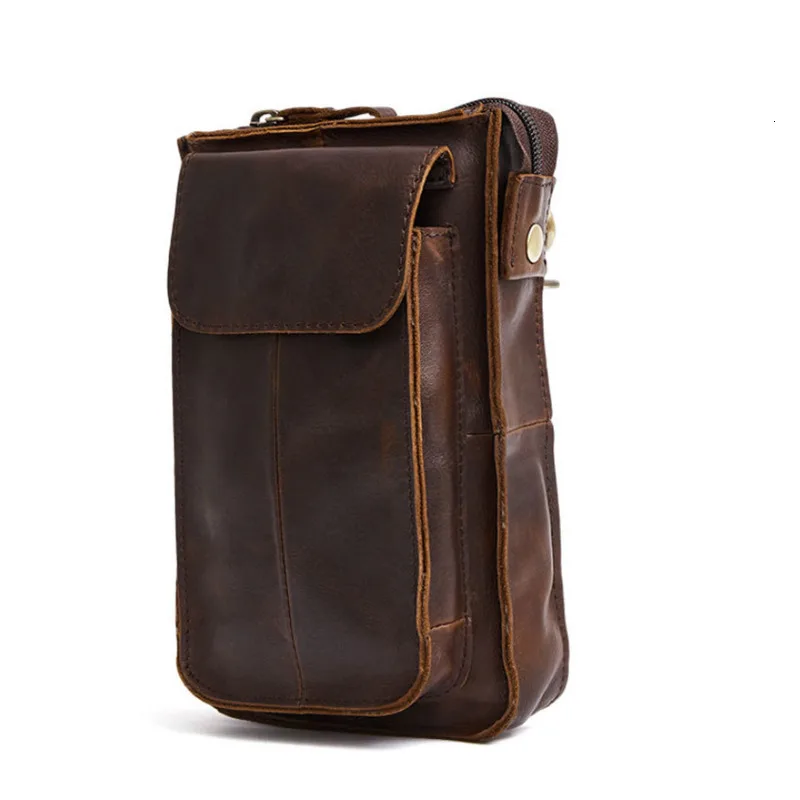 Новая мужская сумка-мессенджер из натуральной кожи маленькие мужские сумки с