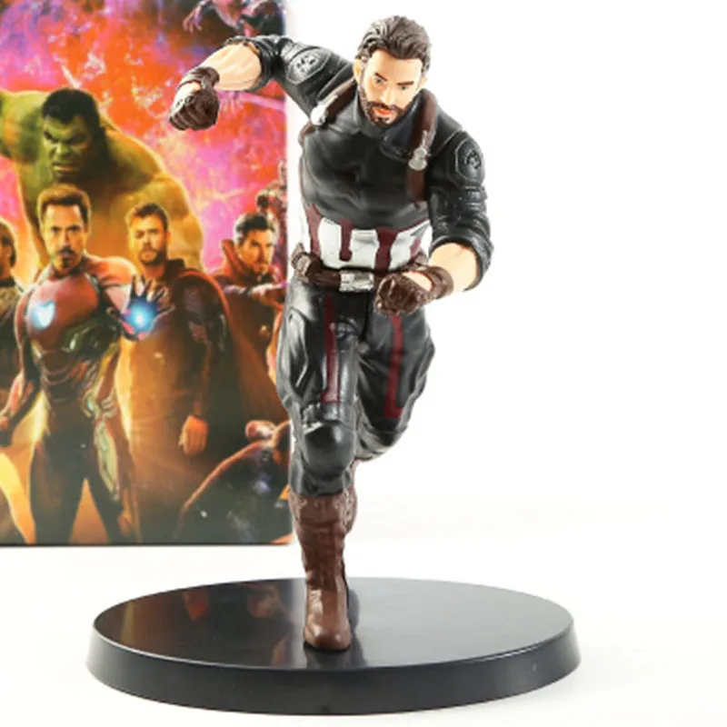 Экшн фигурка Marvel Железный человек Черная пантера Hawkeye Капитан Америка