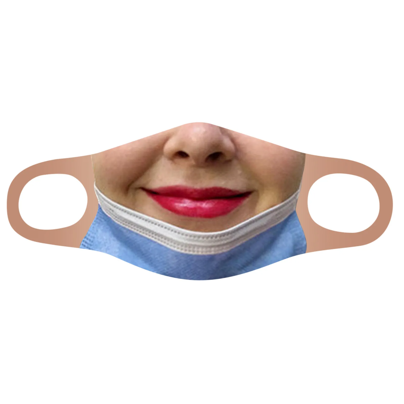 Cloth Funny Mouth Masque Summer For Elastic Earband Sunscreen Halloween cosplay маска Prank mascara | Тематическая одежда и