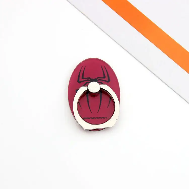 Universal Cartoon Finger Phone I Ring Holder Mobile Support Stand Superman Iron Man Spider for Huawei P30 Pro | Мобильные телефоны