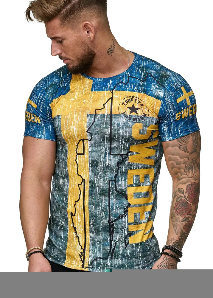 

2021 New Breathable Jersey Germany Spain Sweden Russia Portugal T-shirt Men's Sweatshirt Top