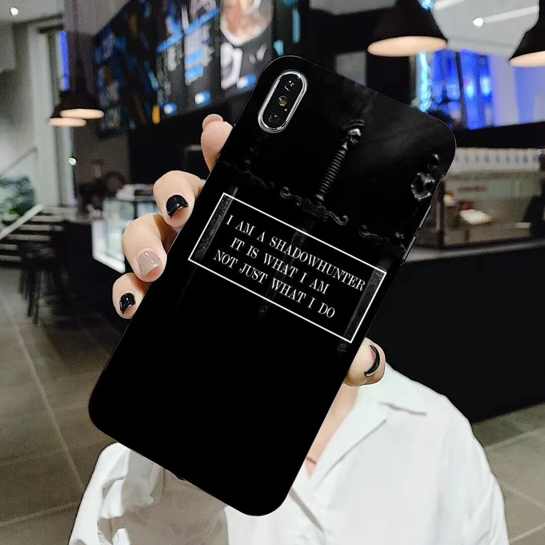 Мягкий чехол с логотипом компании Shadowhunters city bones для Huawei G7 G8 P7 P8 P9 P10 P20 P30 Lite Mini Pro P