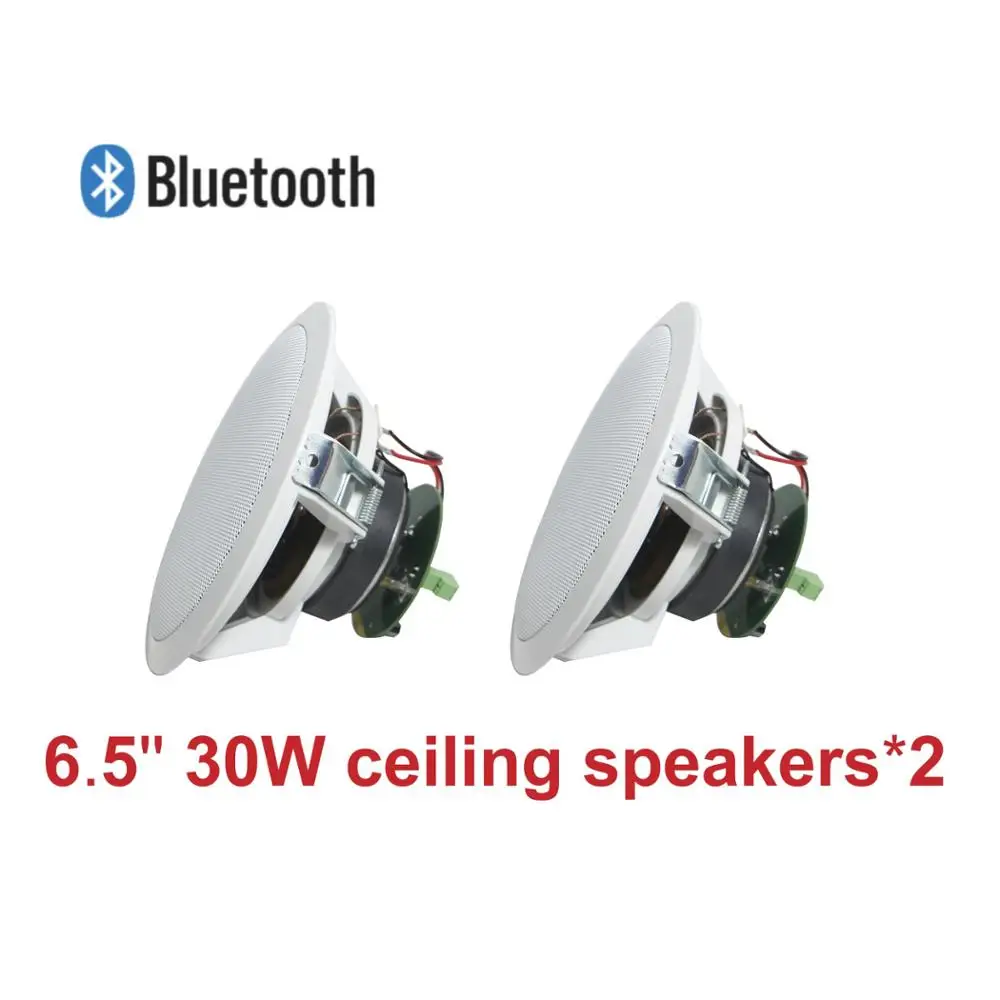 Домашнее аудио 6 дюймов Беспроводная активная Bluetooth Коаксиальная потолочная