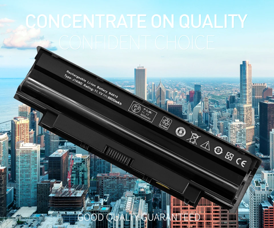 11,1 В 6 ячеек N5110 ноутбук Батарея для Dell inspiron 13R 14R 15R 17R M411R M501 N3010 N3110 N4010 N4010-148 N4010D-158 N4050