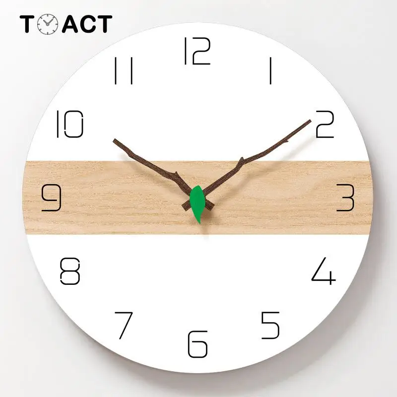 Нордические настенные часы современный дизайн украшение для гостиной бесшумные