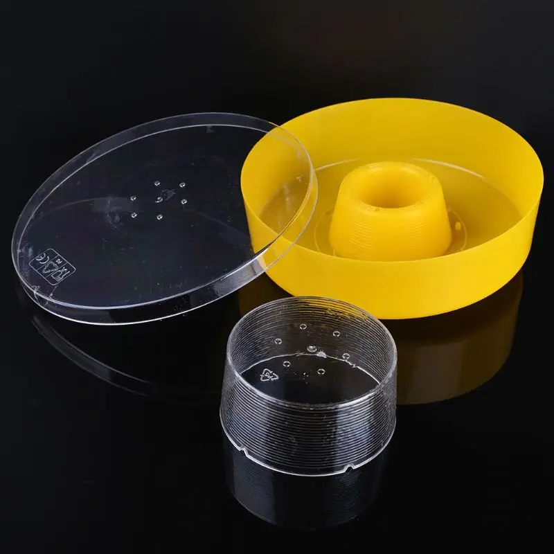 

High Quality Delaman Bee Feeder Plastic Rapid Bee Water Feeder, Round Hive Top Beekeeping Supplies
