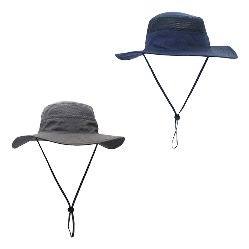 Шляпа от солнца для мужчин и женщин летняя Панама с широкими полями защитой