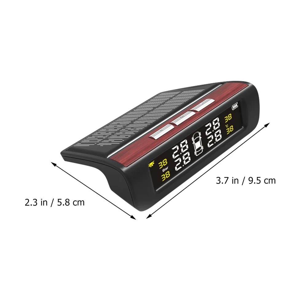 

Brand New External Universal Tire Detection Monitor Solar Tire Pressure Detector For Car