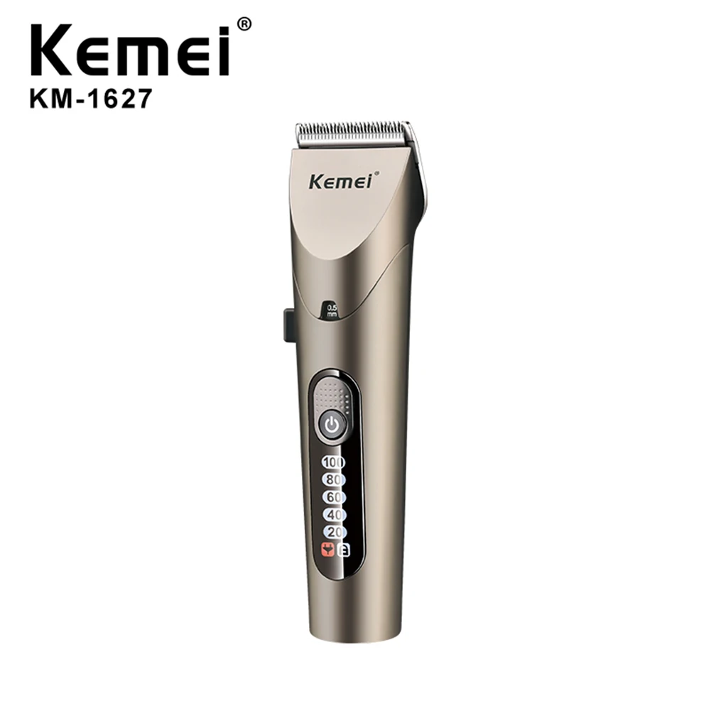 Профессиональная электрическая машинка для стрижки волос со светодиодной