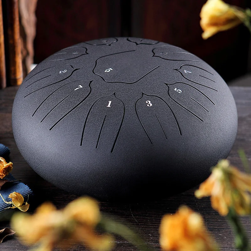 6in 8 тон Сталь язык барабан C Ключ ударный инструмент Handpan барабана с молотки