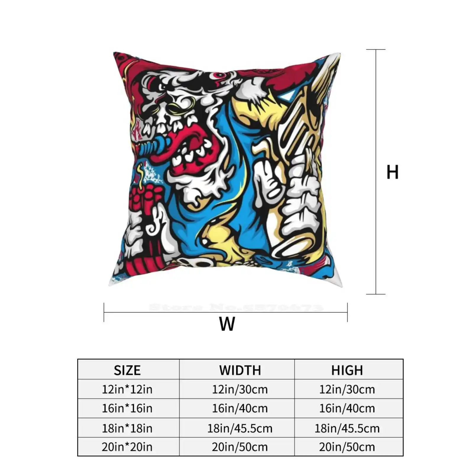 Крутой чехол со скелетом для спальни украшение дома Череп скелет череп рисунок