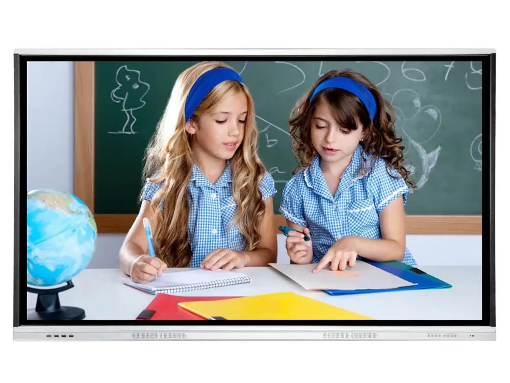 55 65 75 84 дюймовый ПК Встроенный светодиодный телевизор + andriod /windows OS wifi