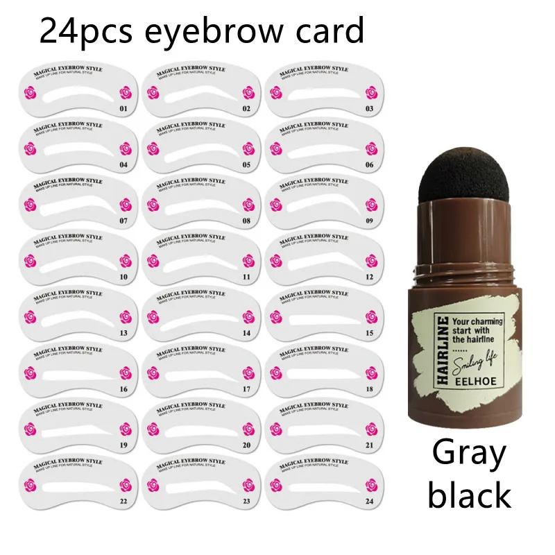 

Ленивая быстросъемная пудра для бровей с эффектом уплотнения, не оставляющая следов, натуральная стойкая косметика для бровей, женский мак...