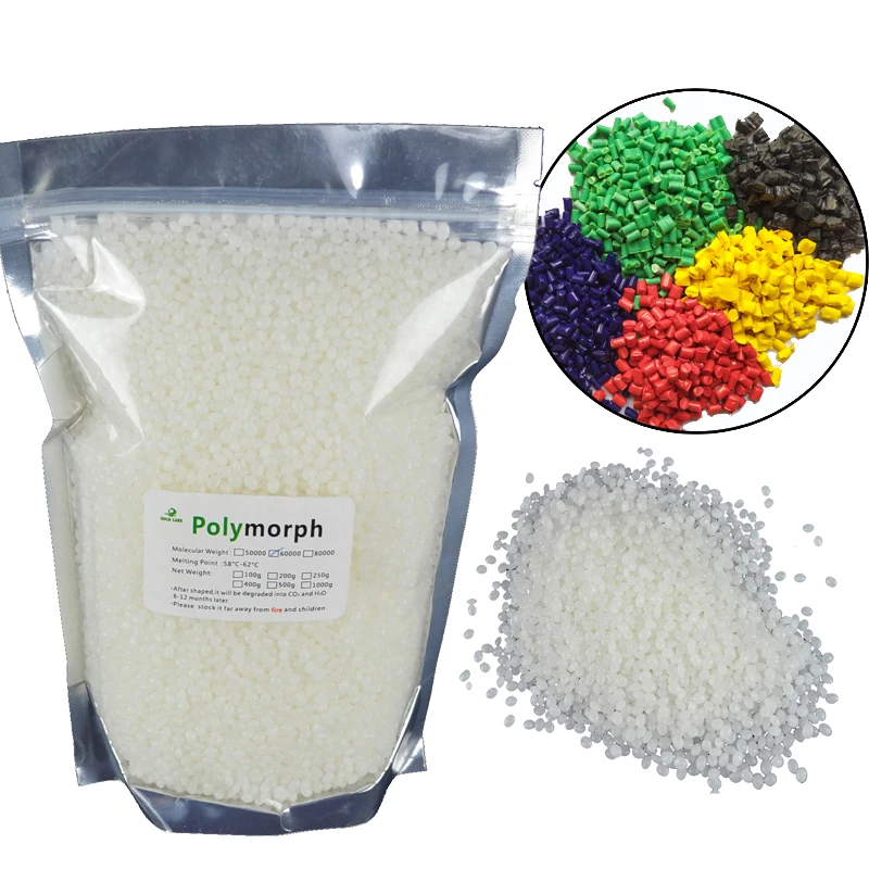 

250g PCL+5 Color Kits Instamorph Plastimake Shape Shifter Thing Polymorph Moldable Plastic Thermoplastic for Hobbyist Mould