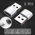 Адаптер USB Type C OTG, переходники с USB C папа на Micro USB мама для Macbook, Samsung S21, Xiaomi, USB на Type-c OTG