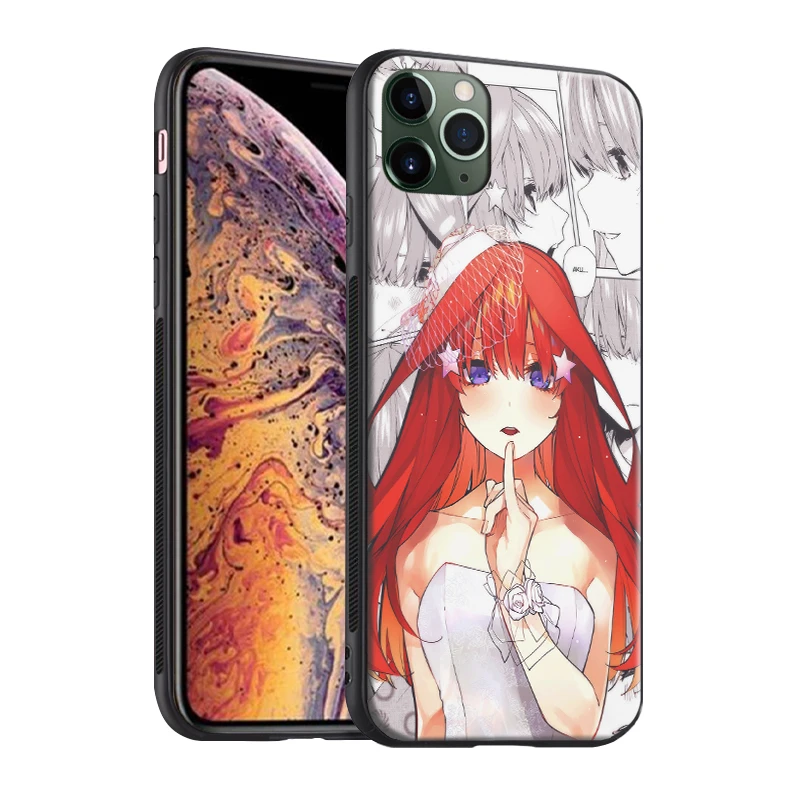 itsuki nakano 5toubun no hanayome soft silicone phone case cover shell for iphone 6 6s 7 8 plus x xr xs 11 pro max free global shipping