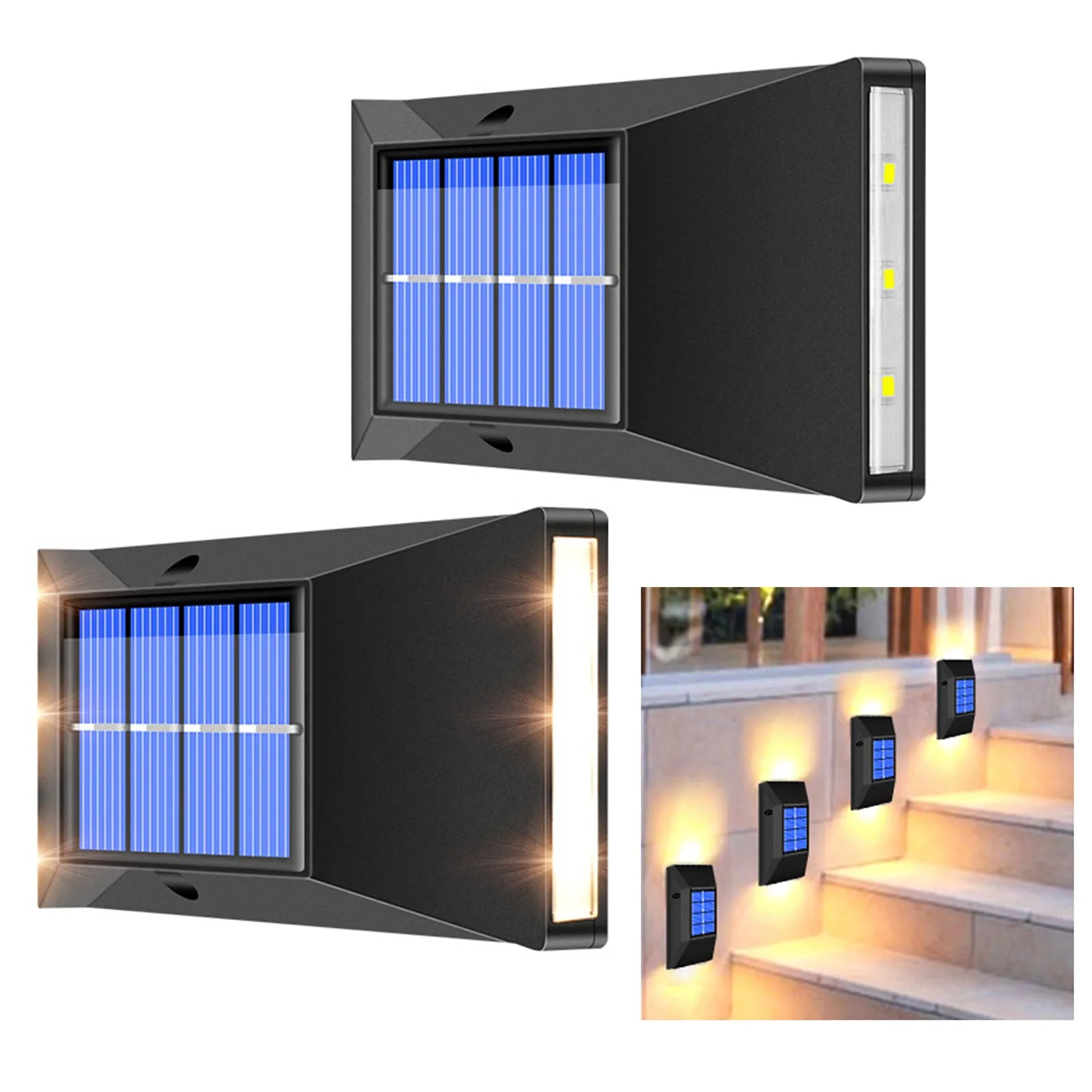 

Solar Power 6LED Wall Mount Light Outdoor Garden Route Way Fence Yard Patio Lamp Garden Yard Security Lights Dropshipper/*