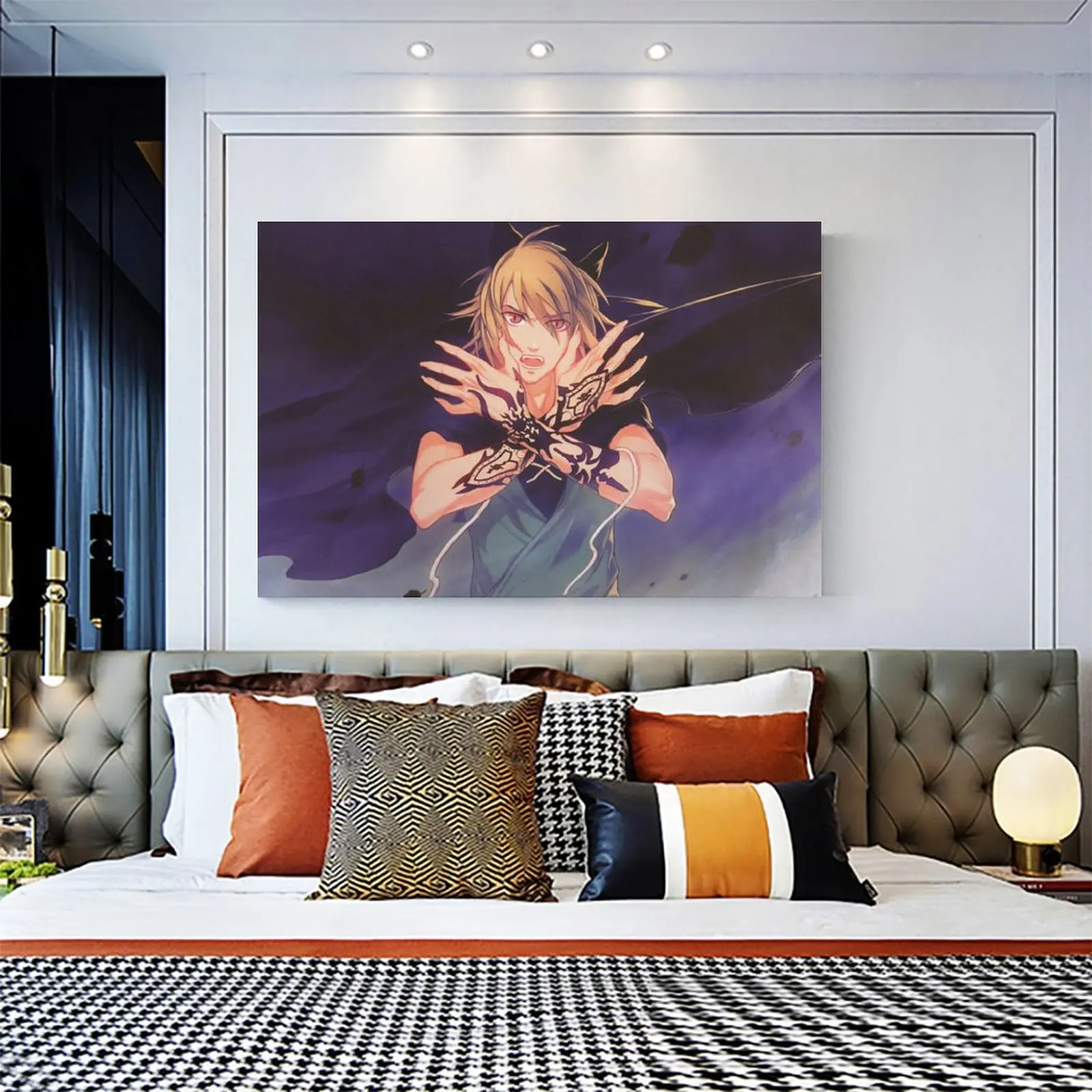 

Аниме плакат lamneyond The Void, холст, художественный плакат и Настенная картина, современный семейный Декор для спальни, плакаты