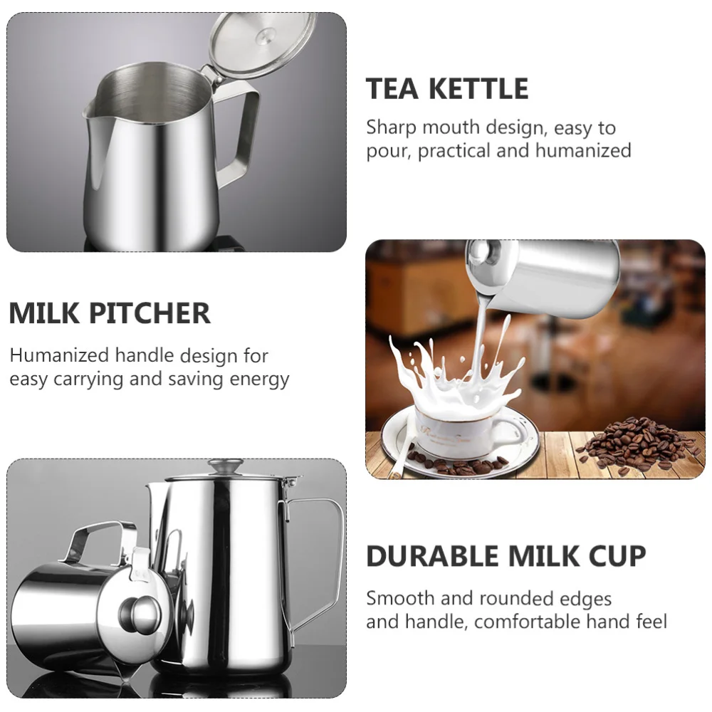 

1 Pc 600 Thickened Cup Durable Dust-proof Mocha Cup with Lid (Silver)
