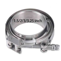 1 5233 25 inch stainless steel quick release v band clamp with male female flange exhaust pipe clamp