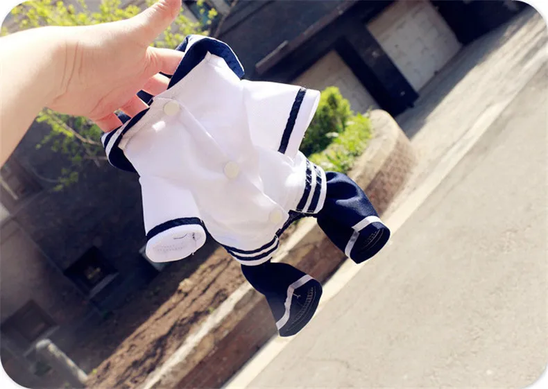 

Pet JK Uniform Cat Cosplay Costumes Sailor Uniform for Dogs Clothes Cats Cute Blouse Skirt Thin fabric Apparel
